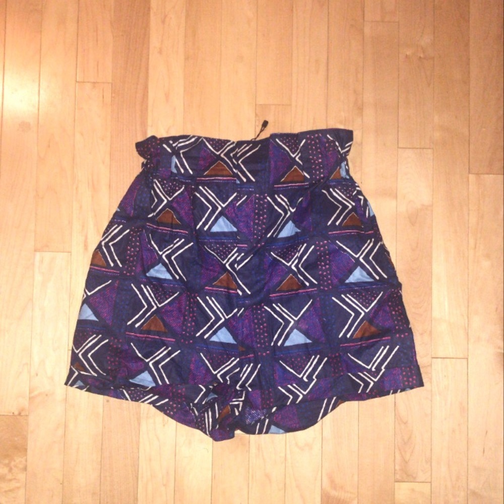 High waisted retro shorts